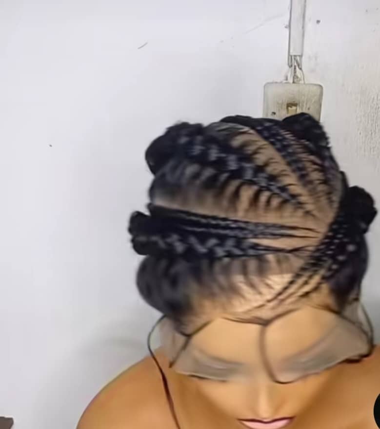 Hilda Braided Wig Blend Full Lace Glueless Wig