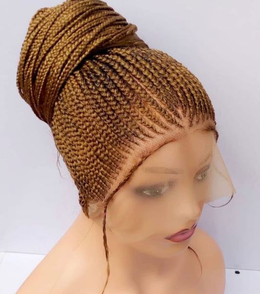 Colour 27 Braided Shuku Glueless Braided Wig